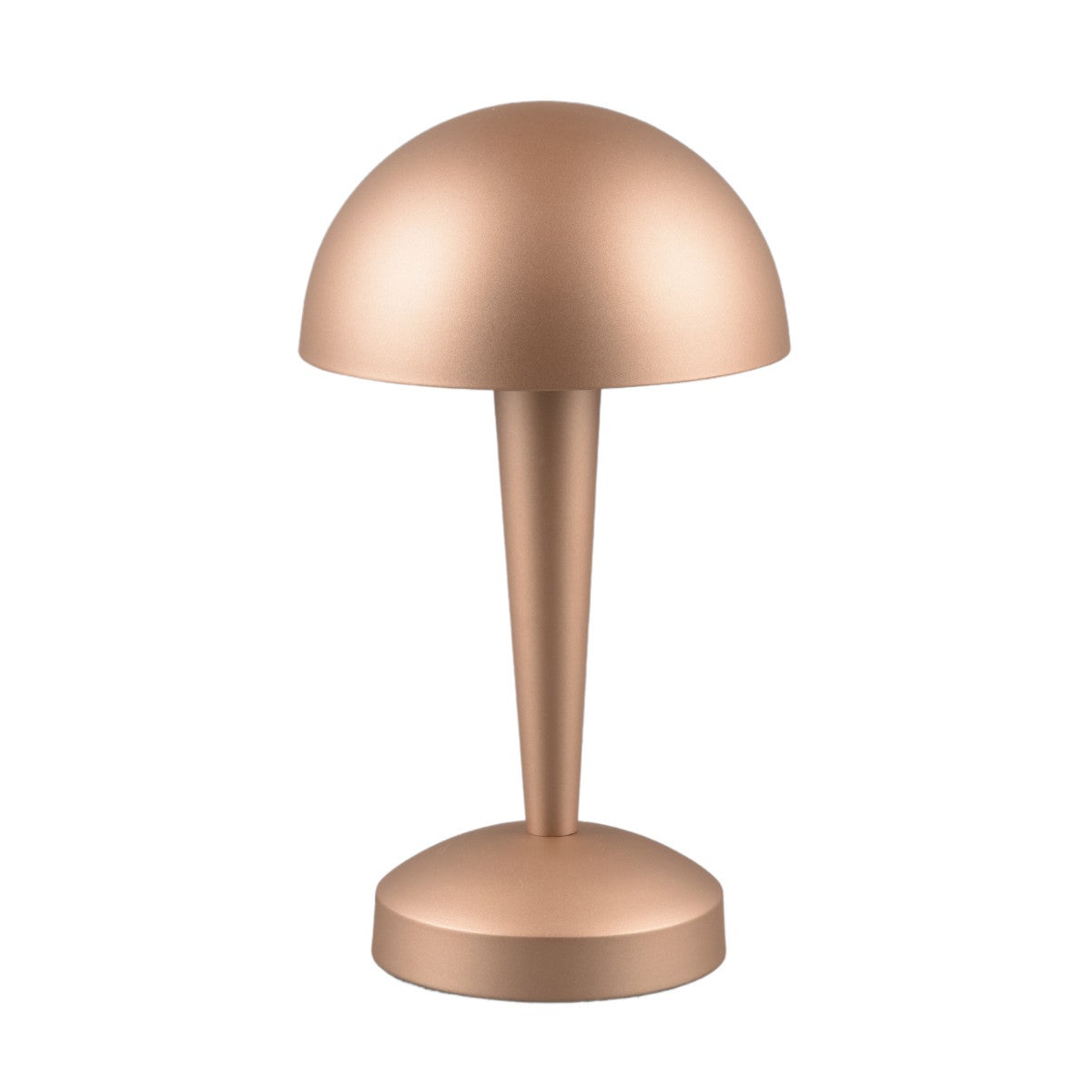 Lampa stołowa brązowa grzybek metalowa dotykowa E14 Canaria RL