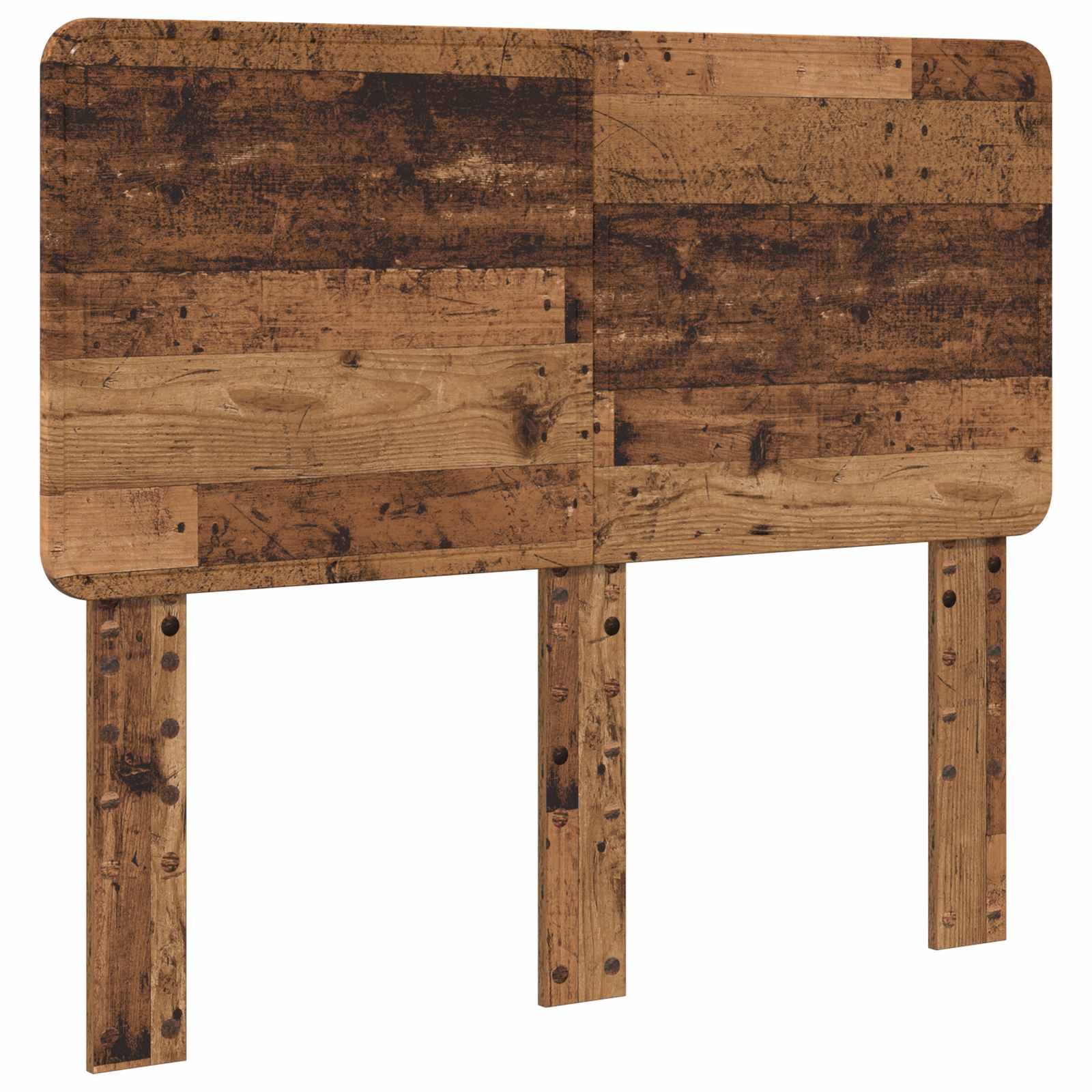 Cadre de lit bois ancien 135 x 190 cm en pin massif - 6