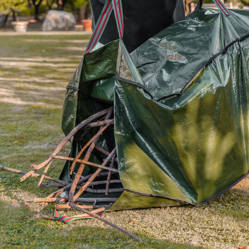 Sac à déchets de jardin - Spécial branchages - Avec poignées - Contenance : 200 Litres - 3