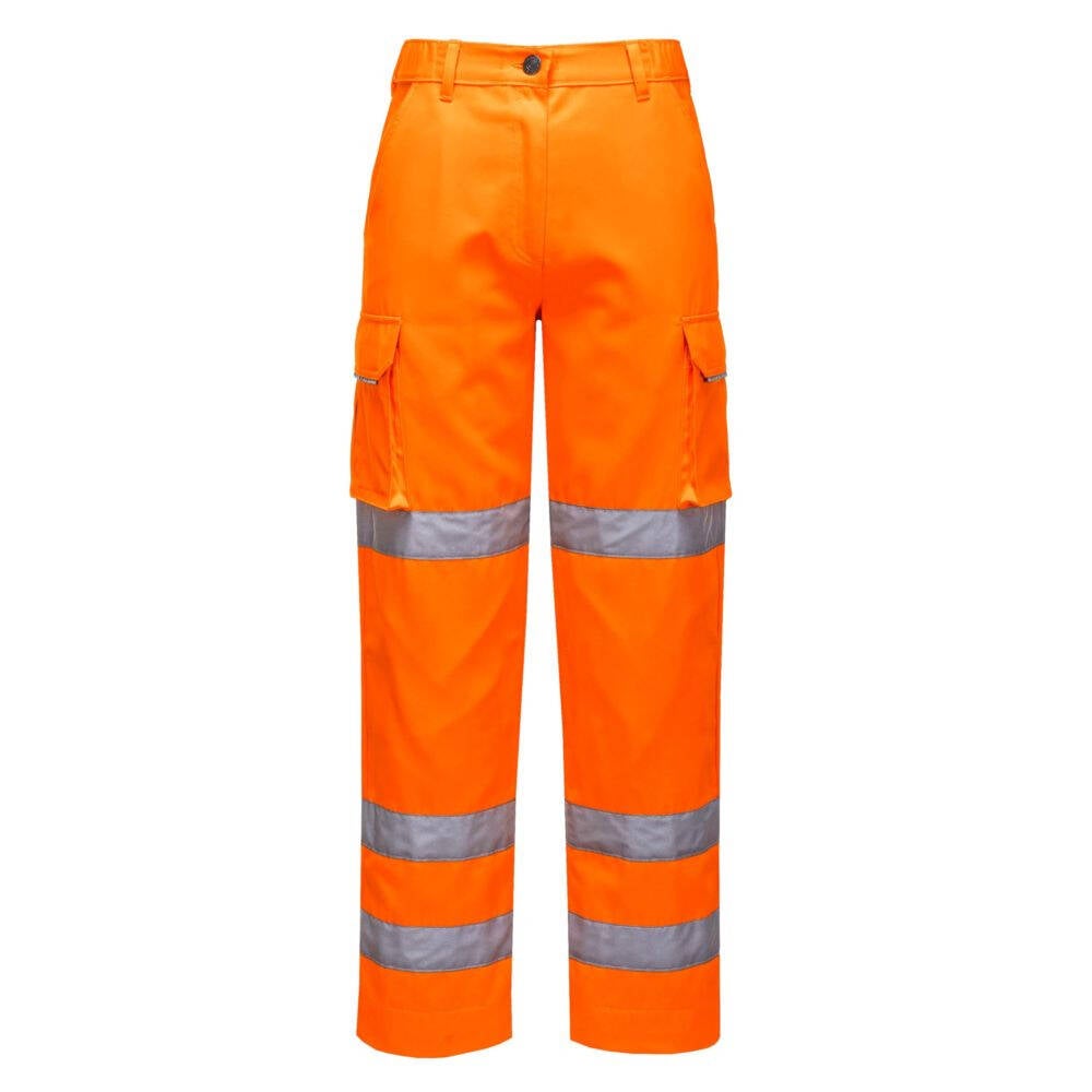 Parka Haute Visibilité Portwest Femme - Imperméable Respirant CE - Classe 3 - Capuche Détachable - Pour Chantier, Sécurité
