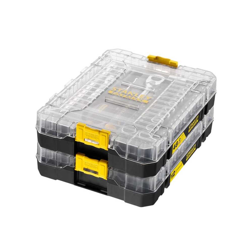 Coffret de douilles stakbox m - ¼'' stanley jeu de 48 pcs - fatmax - fmmt98101-0 - 2