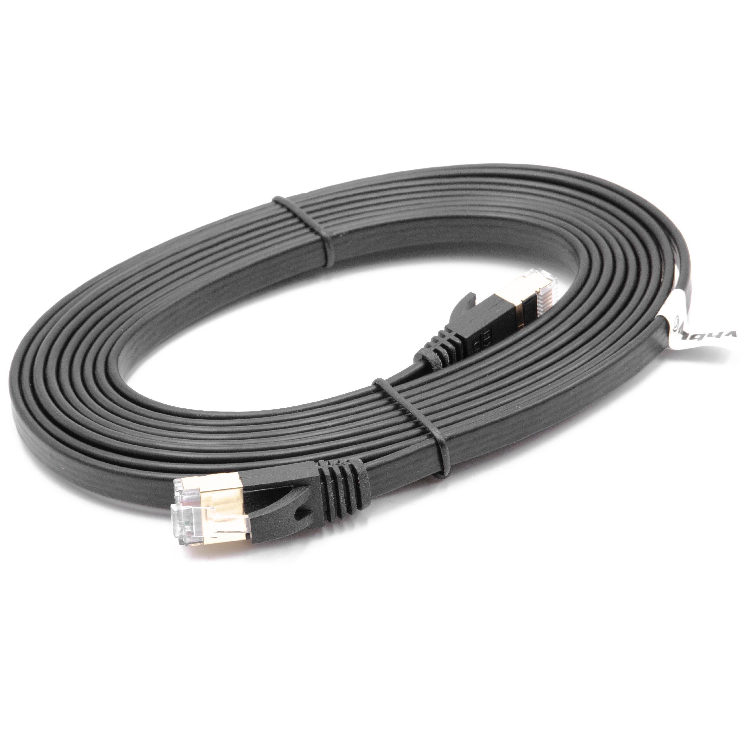 Cavo Ethernet CAT-7 Mumbi 3 Metri – Nero, Super Veloce 10 Gbps, RJ-45 Maschio-Maschio