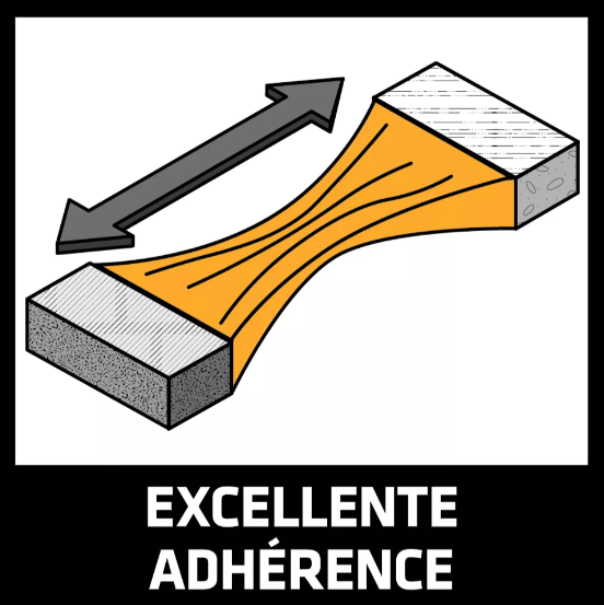 Mastic-colle souple SIKA Sika Fixotuile - Terre cuite - 300ml - 3