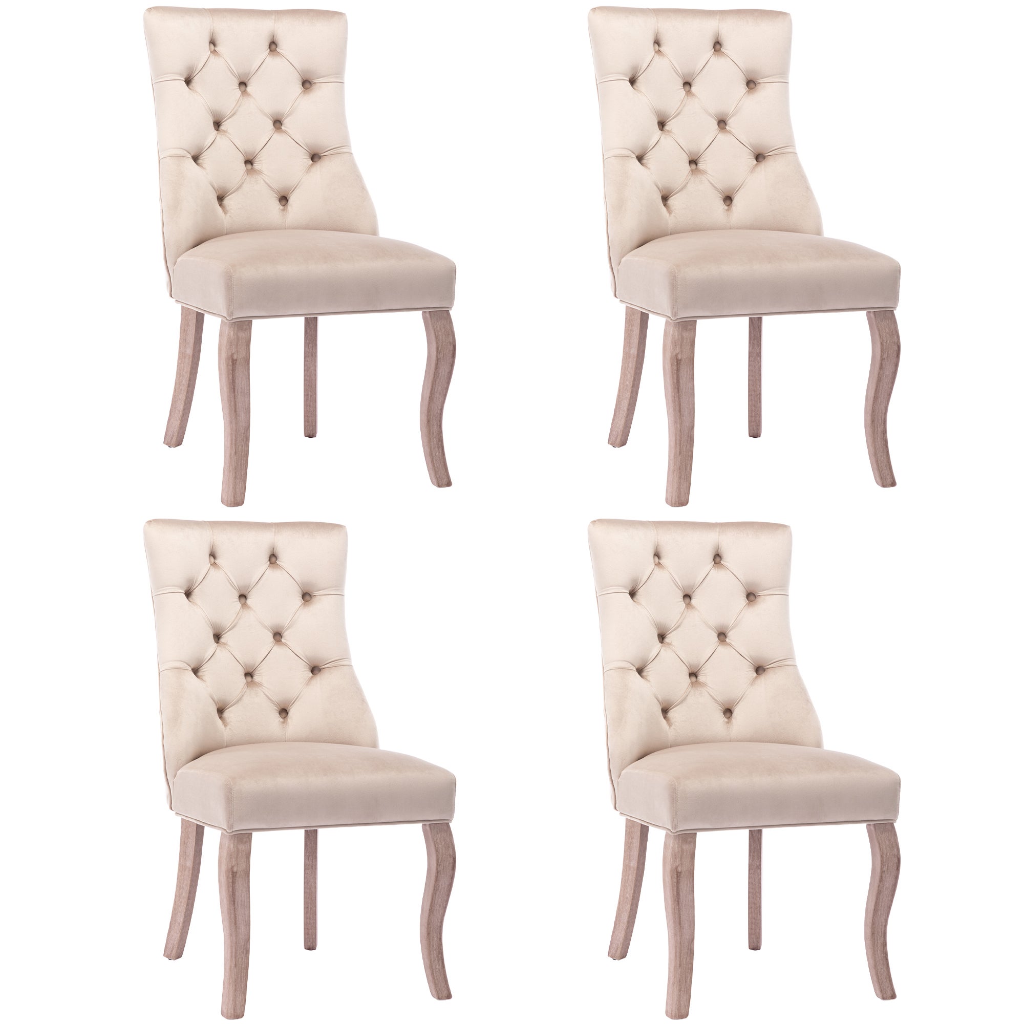 Set di 2 sedie da pranzo con braccioli in tessuto rosso bordeaux