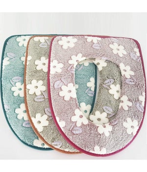 Tappeto Lavabile in Lavatrice - Vintage Floreale - ESTHER - 160 x 213 cm - Grigio e Oro | Leroy