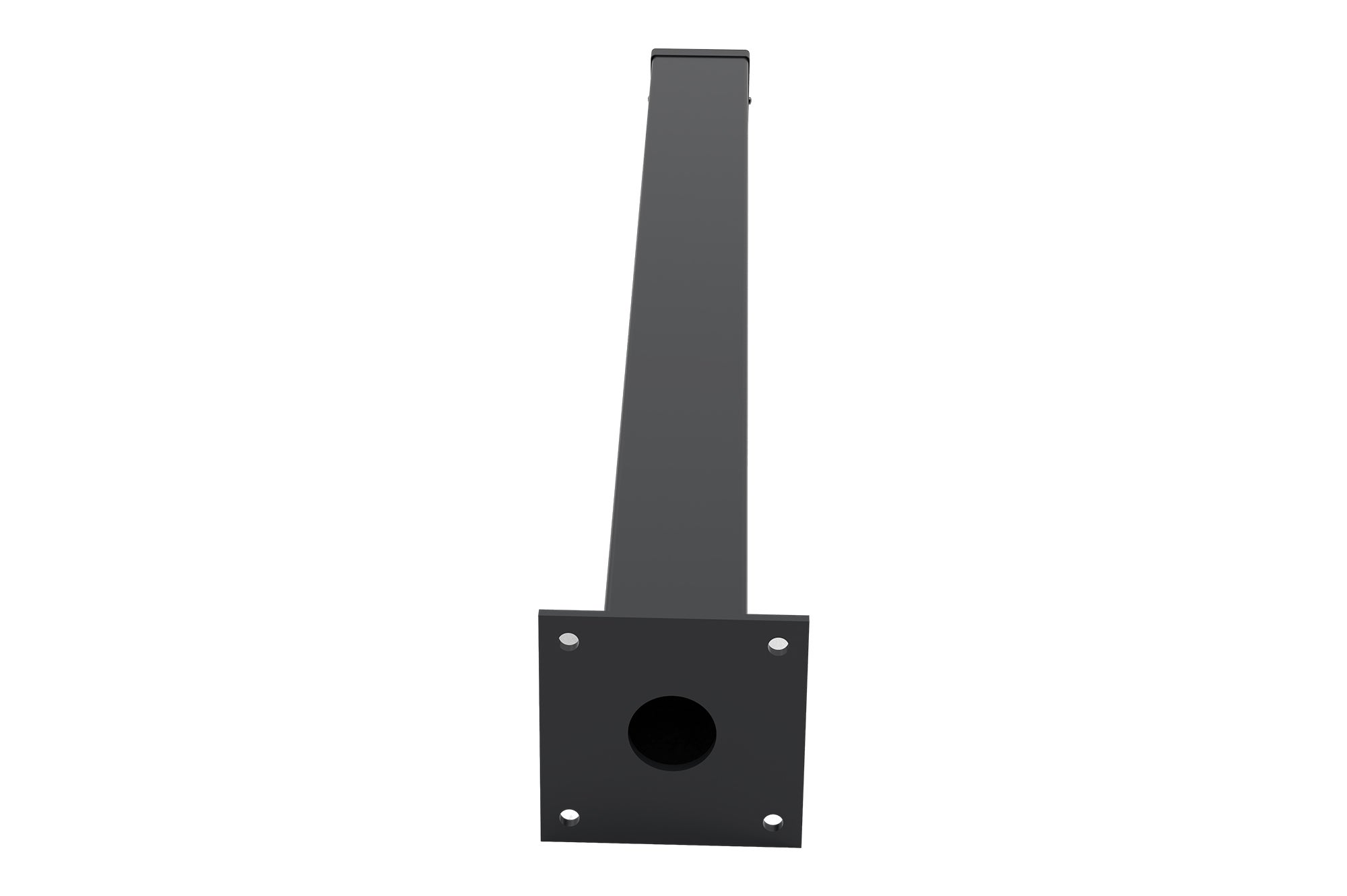 Lot de 2 poteaux en fer CARMO 10x10cm H.125cm noir - 4