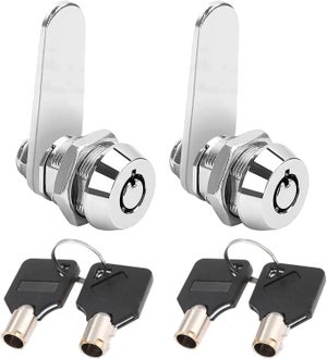 Cerradura de leva tubular con rosca de 16 mm (2 unidades