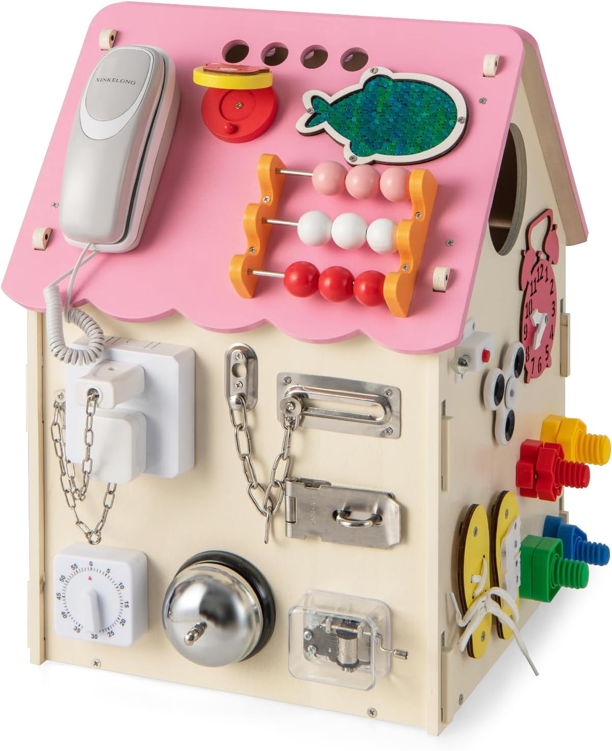 Organisateur De Rangement De Jouets Pour Enfants Cuisine De Jeu Tableau Blanc Magnetique Armoire Et Bacs De Rangementpour Les 3 Ans Et Plus Gris