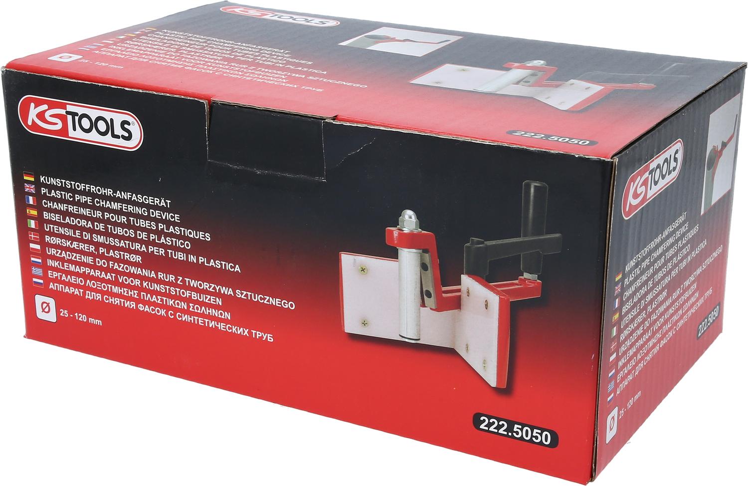 Appareil à chanfreiner les tubes plastiques Ø 20 - 120 mm - 4