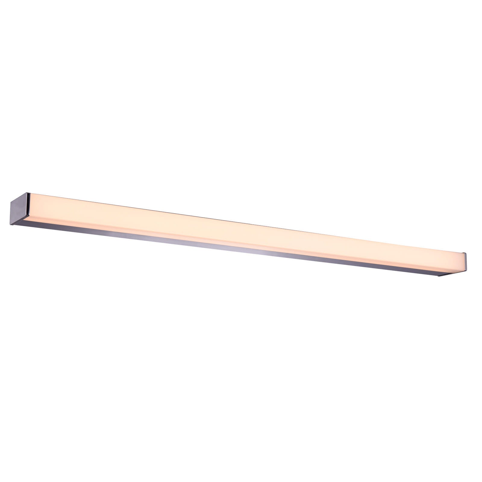 Kinkiet ścienny Minoria chromowany biały LED 12W 3000K 1200lm do łazienki wym: 3,9 x 60 x 7,8 cm aluminium IP44 Italux