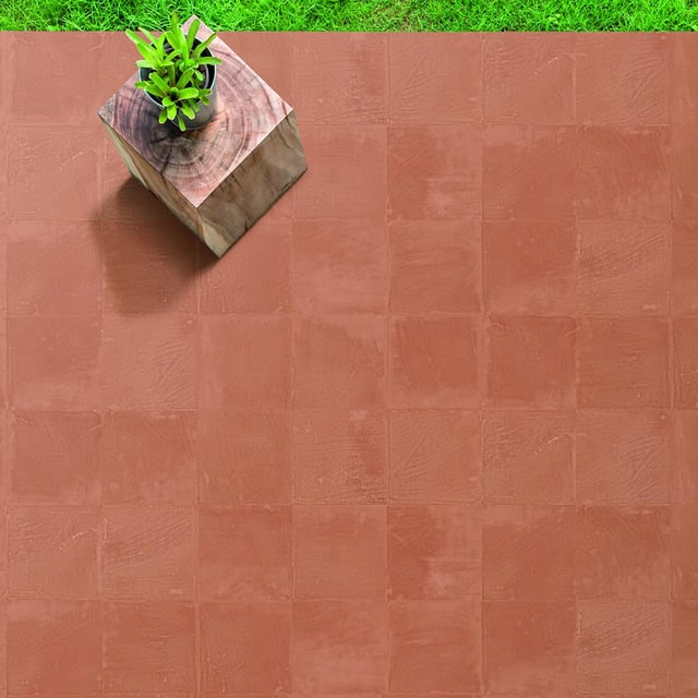 Grès Cérame Intérieur/Extérieur Carrelage Sol Effet Terre Cuite. Terracotta Teja 20x20