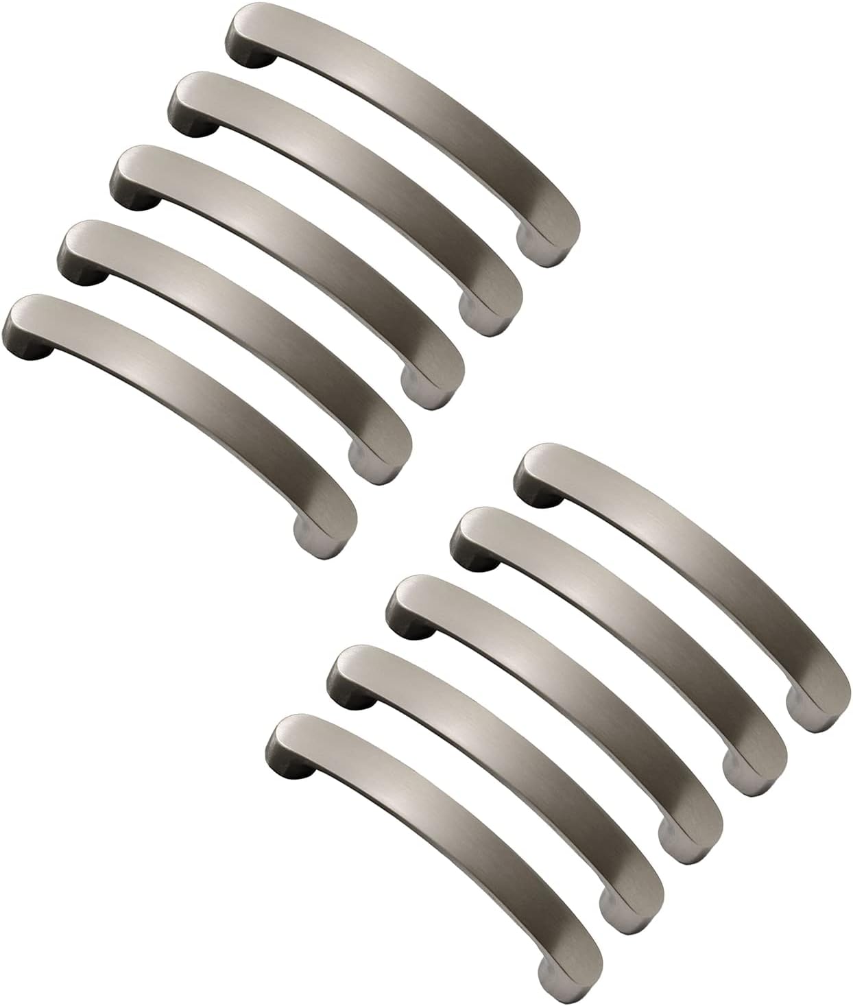 Paquete De 10 Tiradores De Gabinete De 3-3/4 Pulgadas (96 Mm