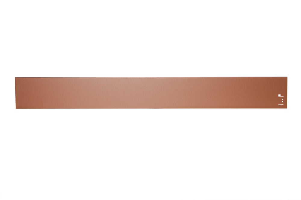 Pièce d'extrémité pour Bordure de Jardin métal 18,5 cm x 113 cm, brun