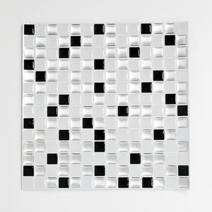Miroir carré en mosaïque avec carreaux de céramique - France
