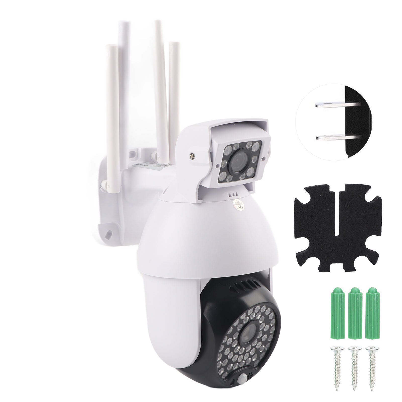 Tuya 5MP Wifi caméra IP couleur vision nocturne extérieure suivi