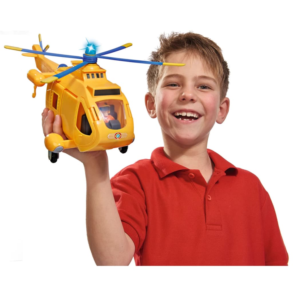 Simba Toys Elicottero Giocattolo con Pompiere Sam Wallaby II