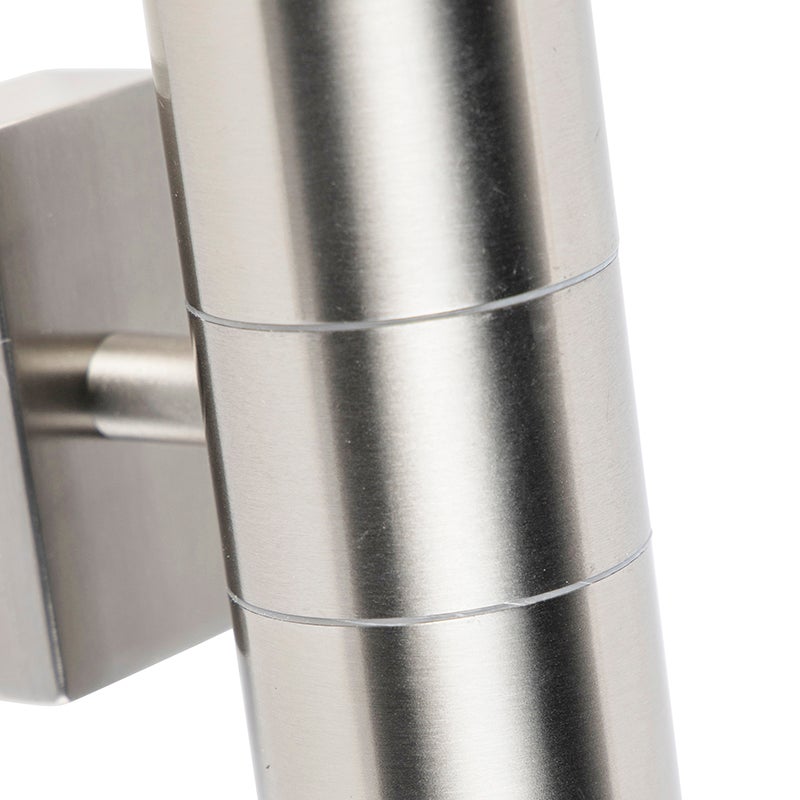 Ventes Flash Noël : QAZQA Applique D'extérieur Anthracite IP44 Avec Détecteur De Mouvement - Duo Pas Cher