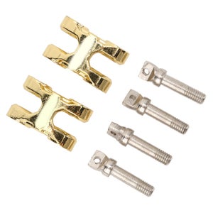Tbest Ganci di Traino RC fissati, Accessorio Modello Auto Modello di Catena di Traino in Metallo RC per Ciniglia Arrampicata Auto