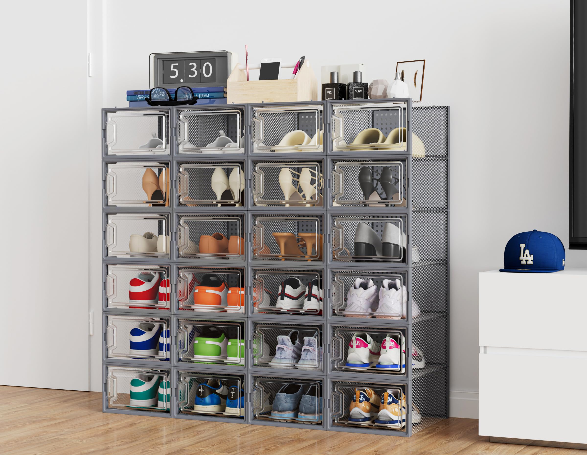 Como Ordenar Zapatos En Cajas Cajas Apilables Cajas Ordenar