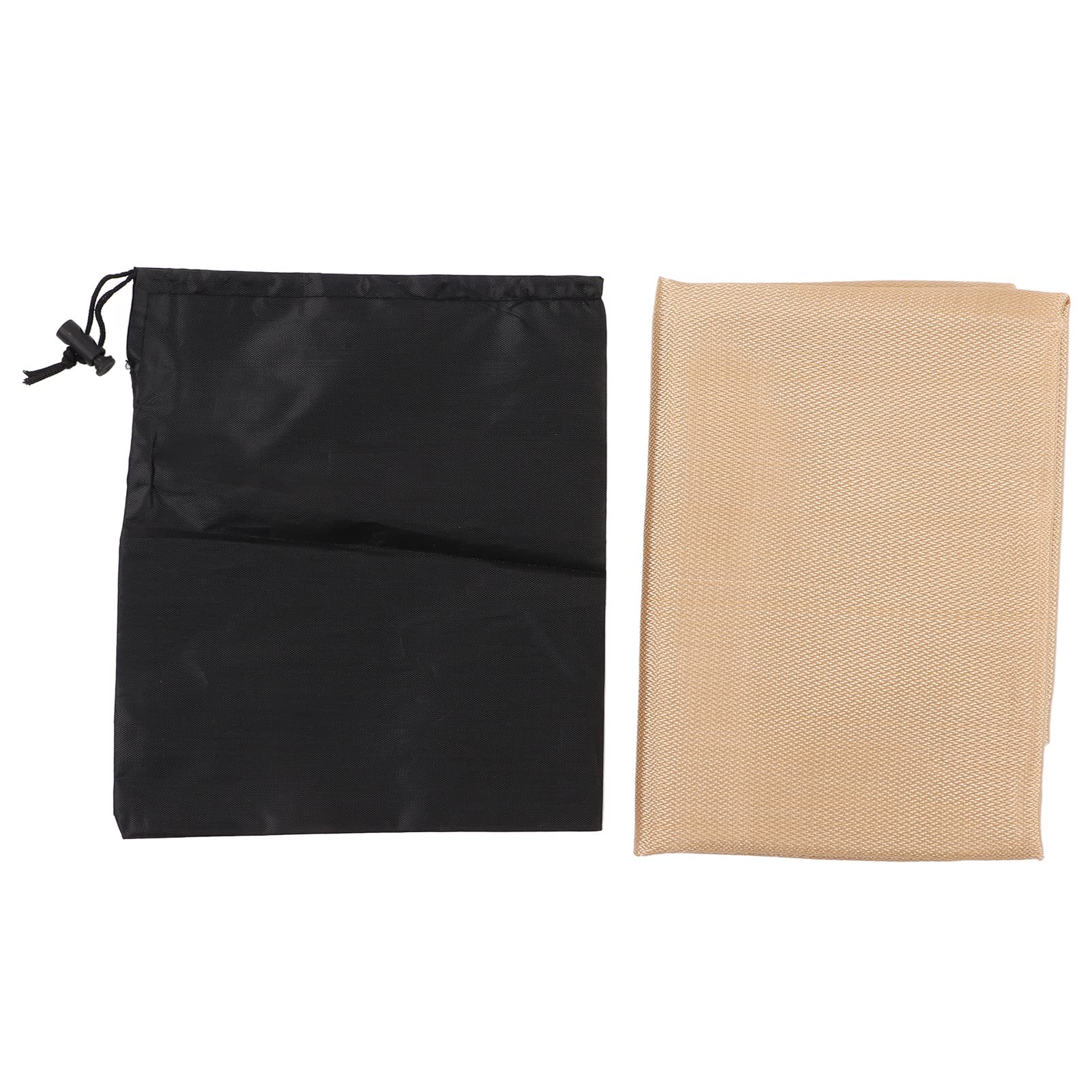 Tissu Ignifuge Fibre De Verre Pour Tente Camping - Protection Tuyau Poêle à Bois - 23x20 Cm, 5 Mm D'épaisseur - 4