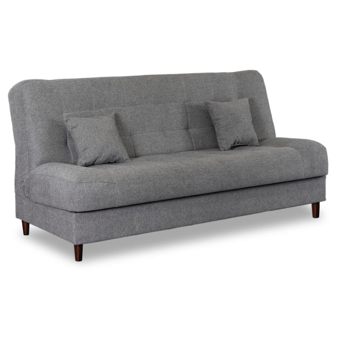 Wersalka Rozkładana Sofa Kanapa Z Funkcją Spania Dwuosobowa Szara NEPAL