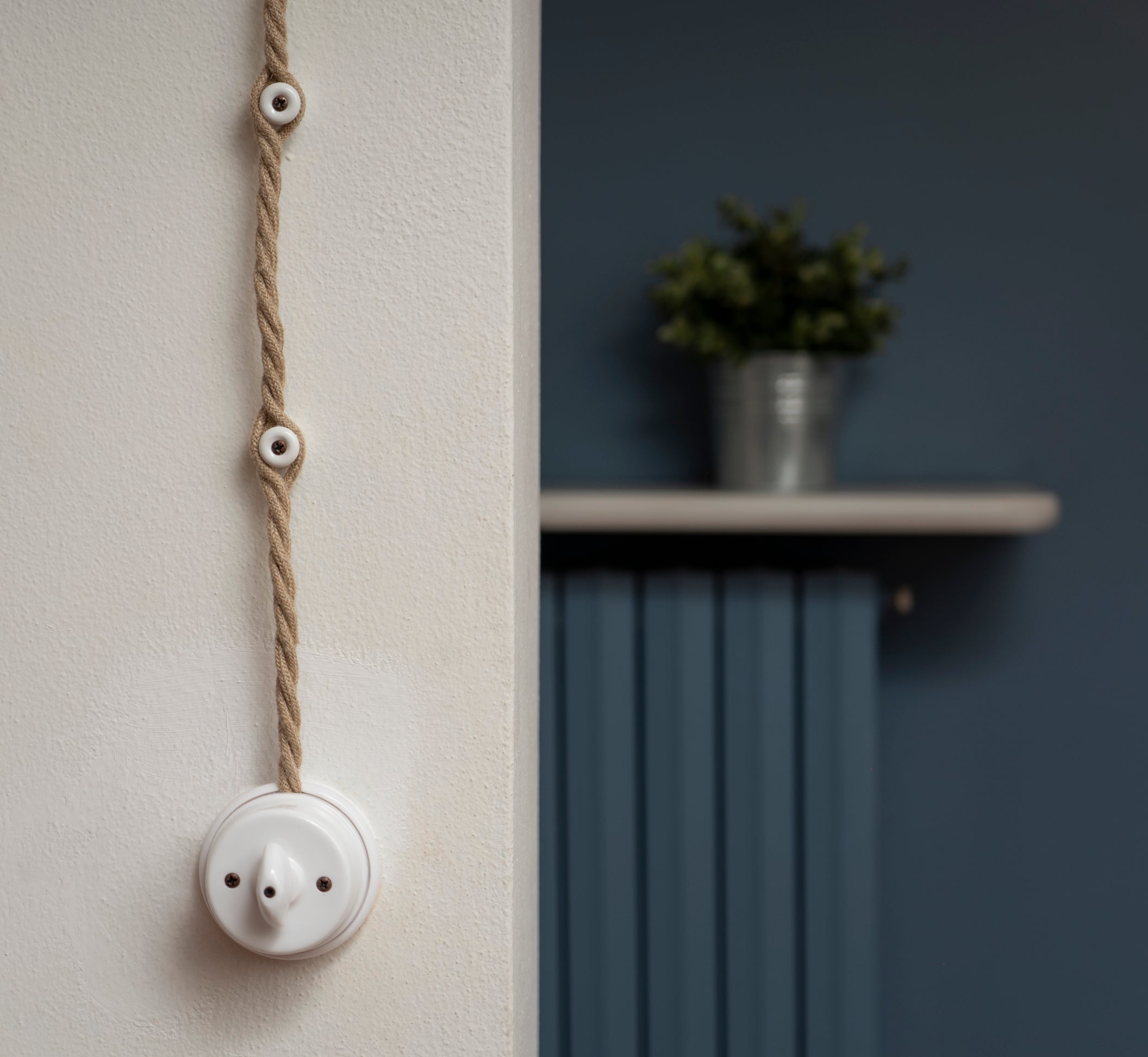 DRESS - Interruttore/Deviatore Rotativo Napoleone in Porcellana - 5