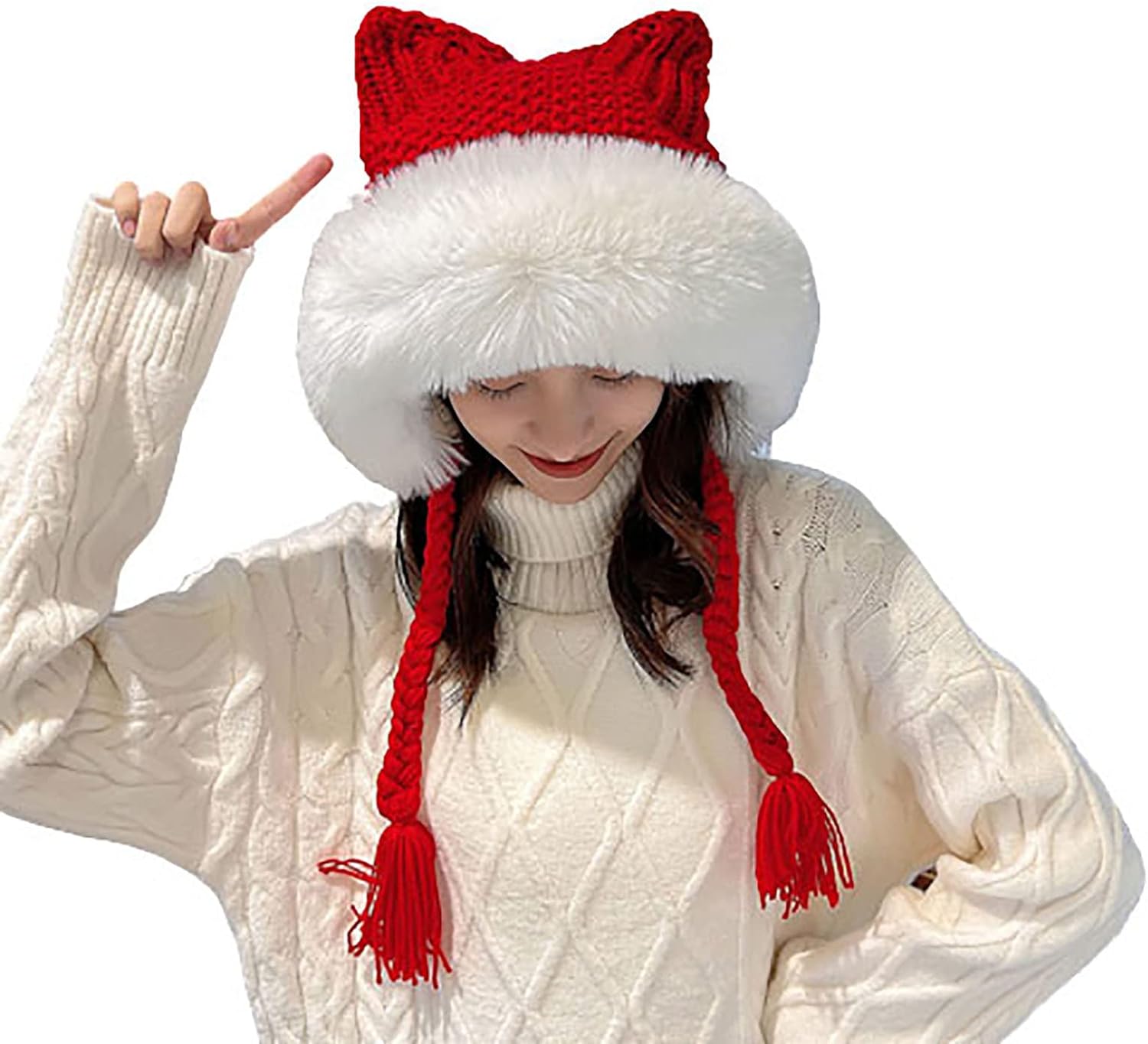 Chapeau D'Hiver Pour Femmes, Chapeau Tricoté Chaud, Foulard Longue Gants Bonnet Foulards Pour Hommes Et Femmes Ensemble De 3 Pcs