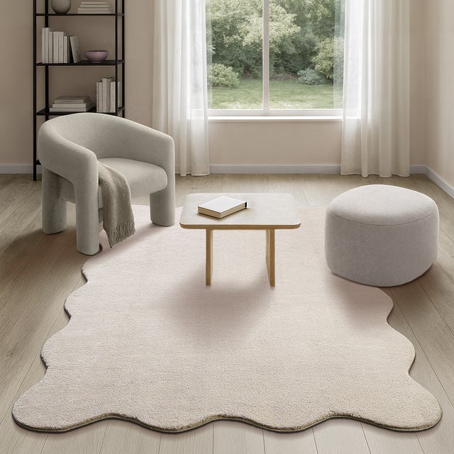 Tapis Salon Rond 160 Cm, Bambou Tapis Chambre Lavable En Machine