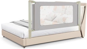 Barriere De Securite Enfant Barrière De Lit Bébé HUOLE Anti-Chute - 24 Hauteurs Réglables, Double Verrouillage Double Verrouillage Sécurité