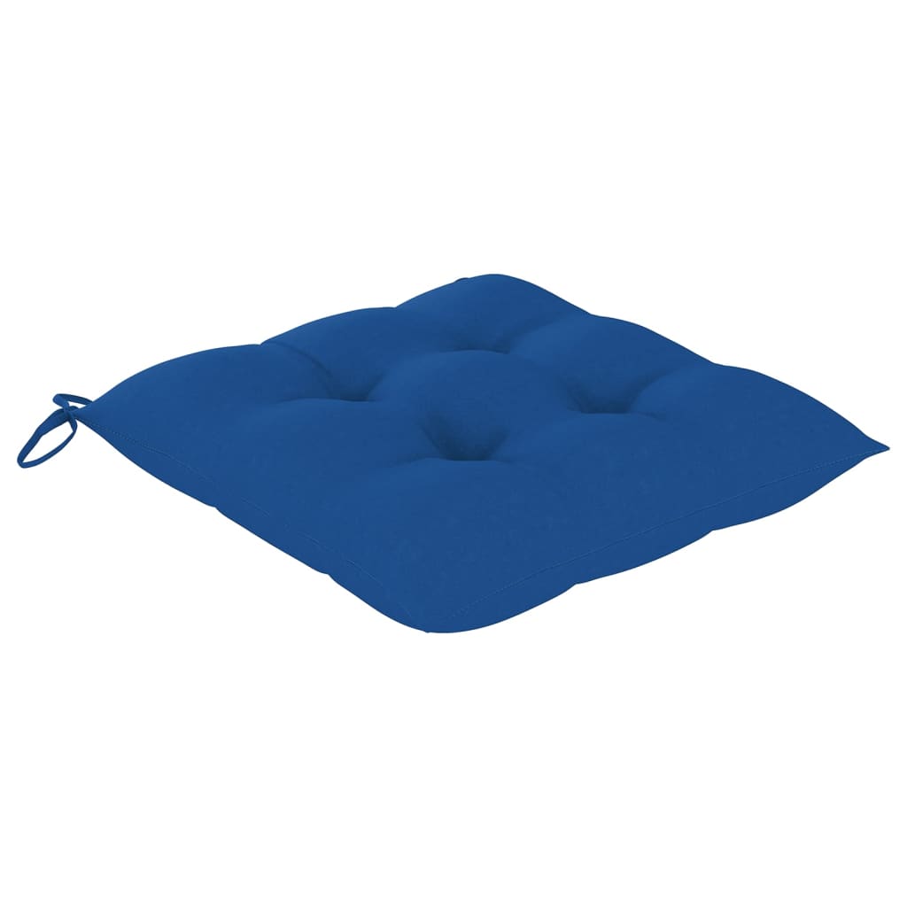 Chaise de jardin avec coussin Maison Exclusive en bois Bleu - 7