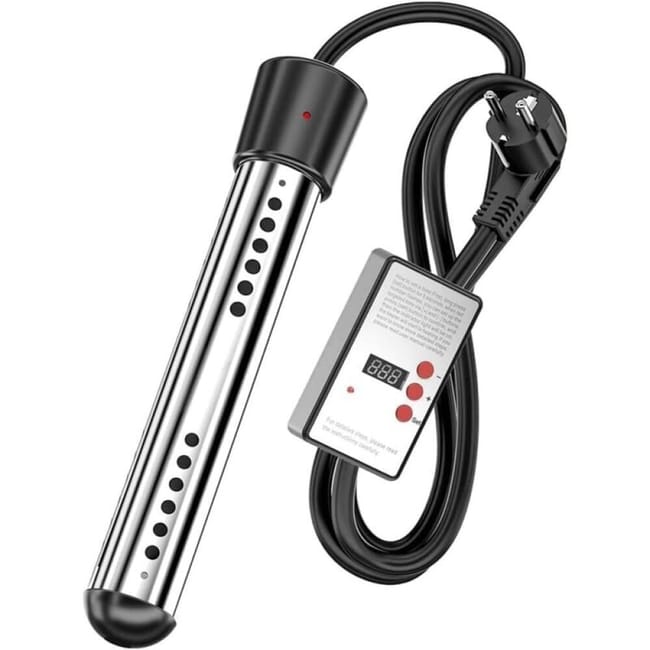 Podgrzewacz wody elektryczny 2500W z timerem i automatycznym wyłączaniem, podgrzewacz wody jacuzzi z wtyczką europejską