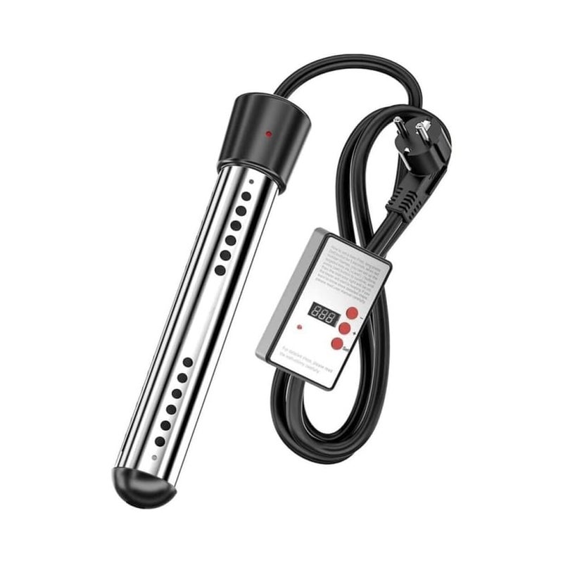 Podgrzewacz wody elektryczny 2500W z timerem i automatycznym wyłączaniem, podgrzewacz wody jacuzzi z wtyczką europejską