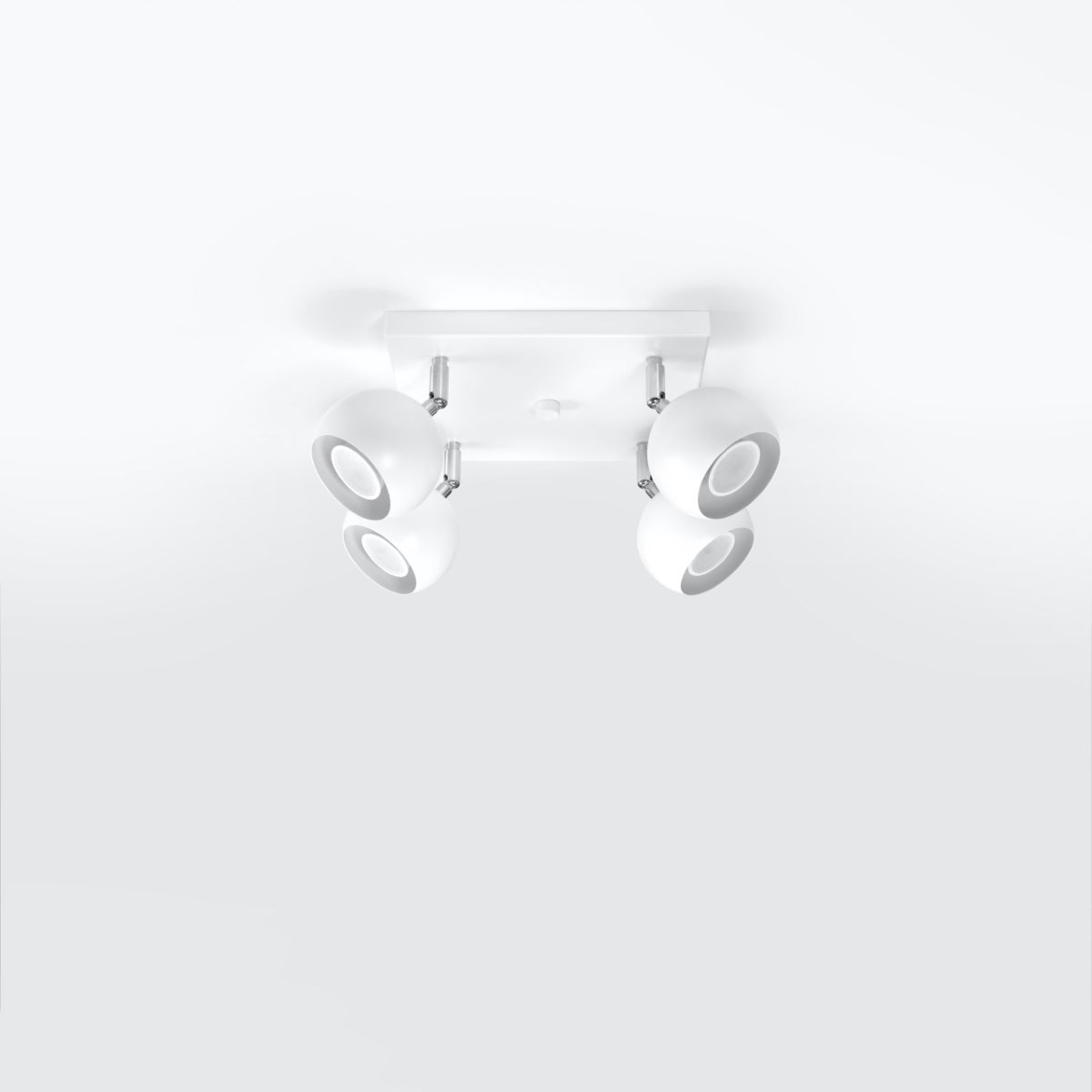 Plafon RAYIS 4 biały LED 4000K - 25x25x16cm Sollux