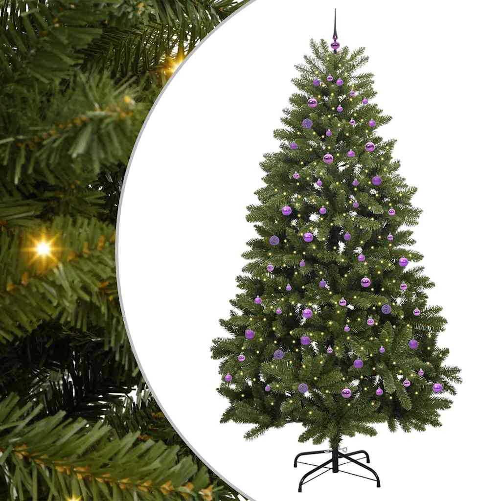 Sztuczna choinka Ze LED Lights Zielony 270 cm PVC i Metal