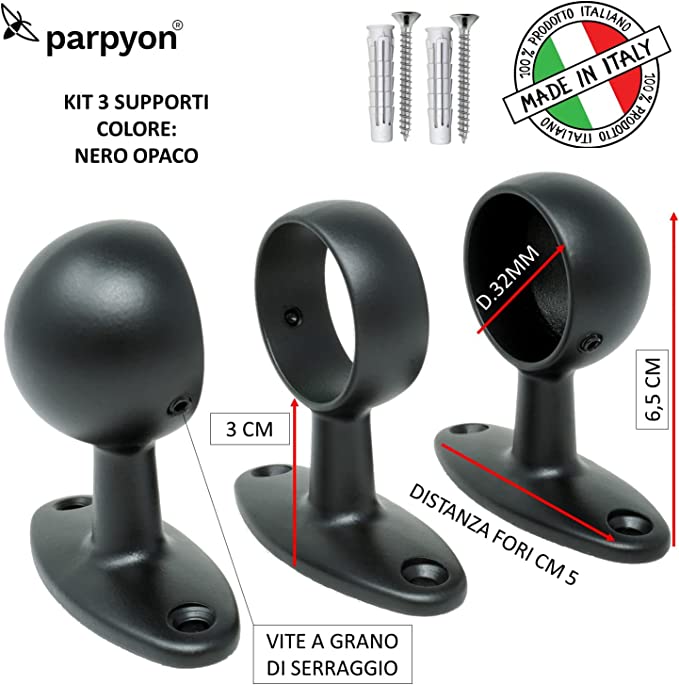 Parpyon® Supporti Per Corrimano A Muro Staffe Tubo | WhichOne