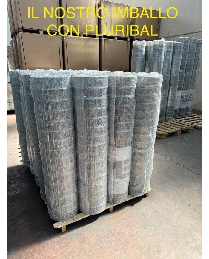 Rete Metallica Elettrosaldata Zincata E Plastificata Verde - Rotolo 25m X Altezza 100cm, Per Recinzioni