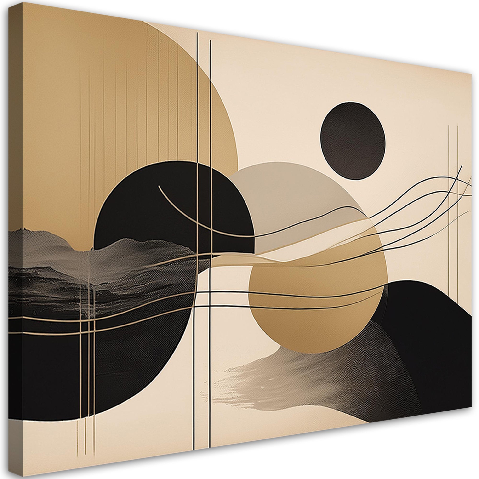 Obraz na płótnie, Geometryczna Abstrakcja Glamour 90x60