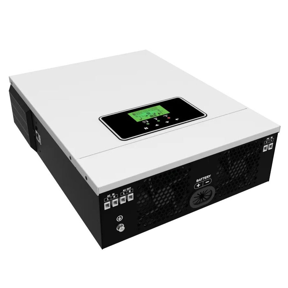 Onduleur solaire DAXTROMN 3000 W, contrôleur solaire MPPT 80 A intégré, système hybride 24 V/230 V CA 50/60 Hz, entrée 400 V CC, avec Wi-Fi - 3