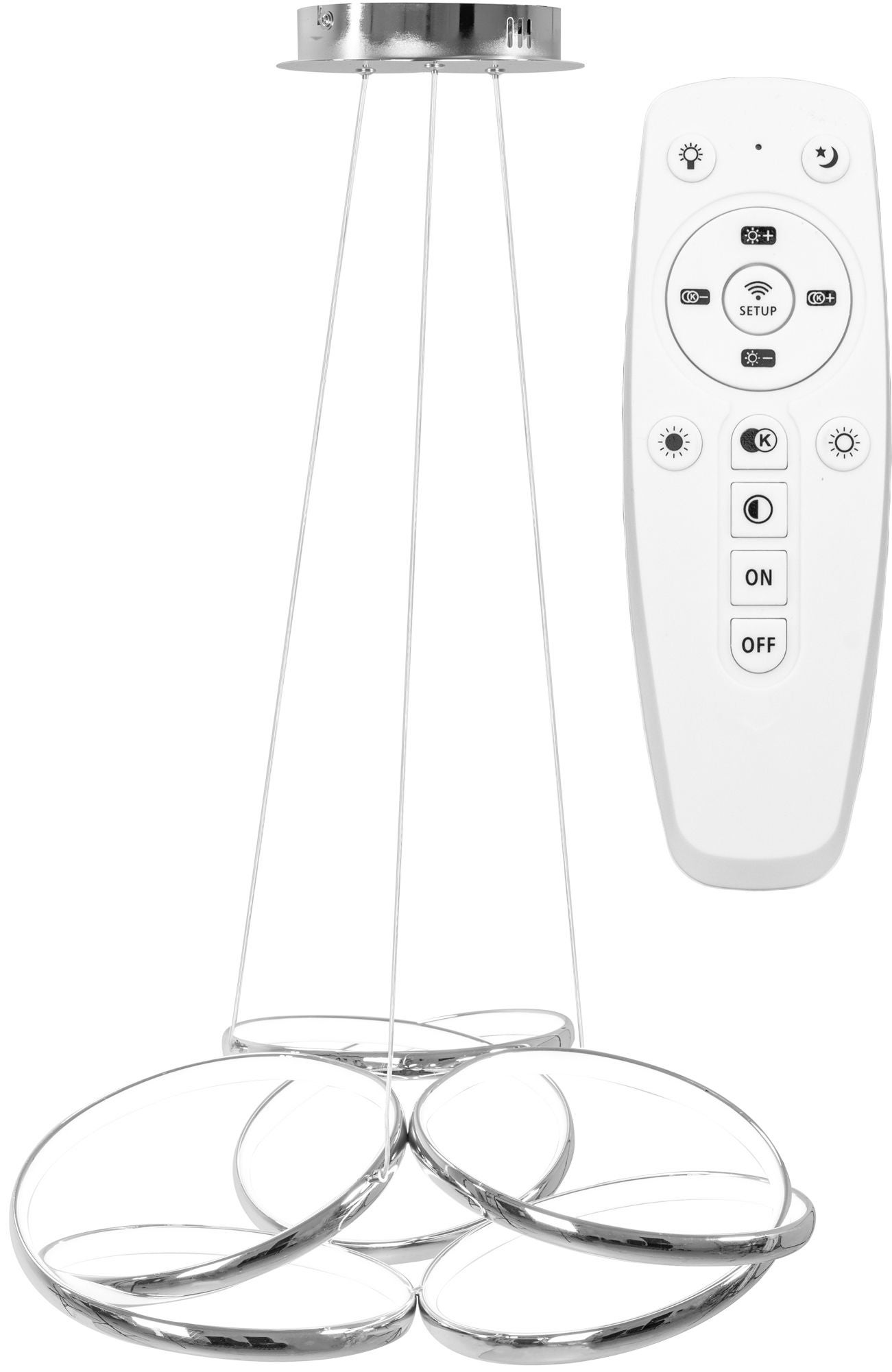 Lampa Sufitowa Led Toolight Led App795-Cp Flat Chrom