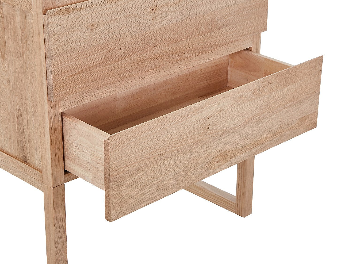 Meuble sous vasque en chêne massif - Naturel clair - 80 cm - TARELO - 7