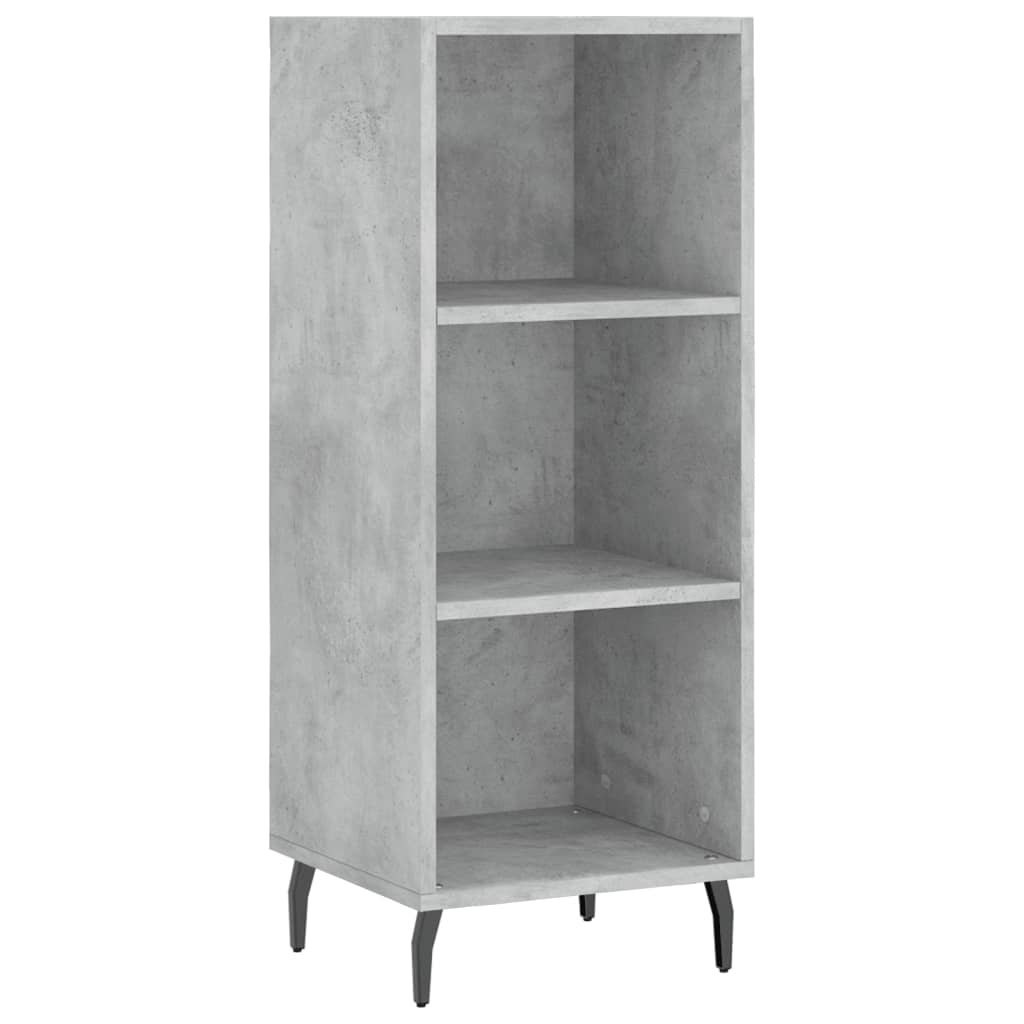 Credenza alta Grigio cemento 34,5x34x180 cm MDF - 7