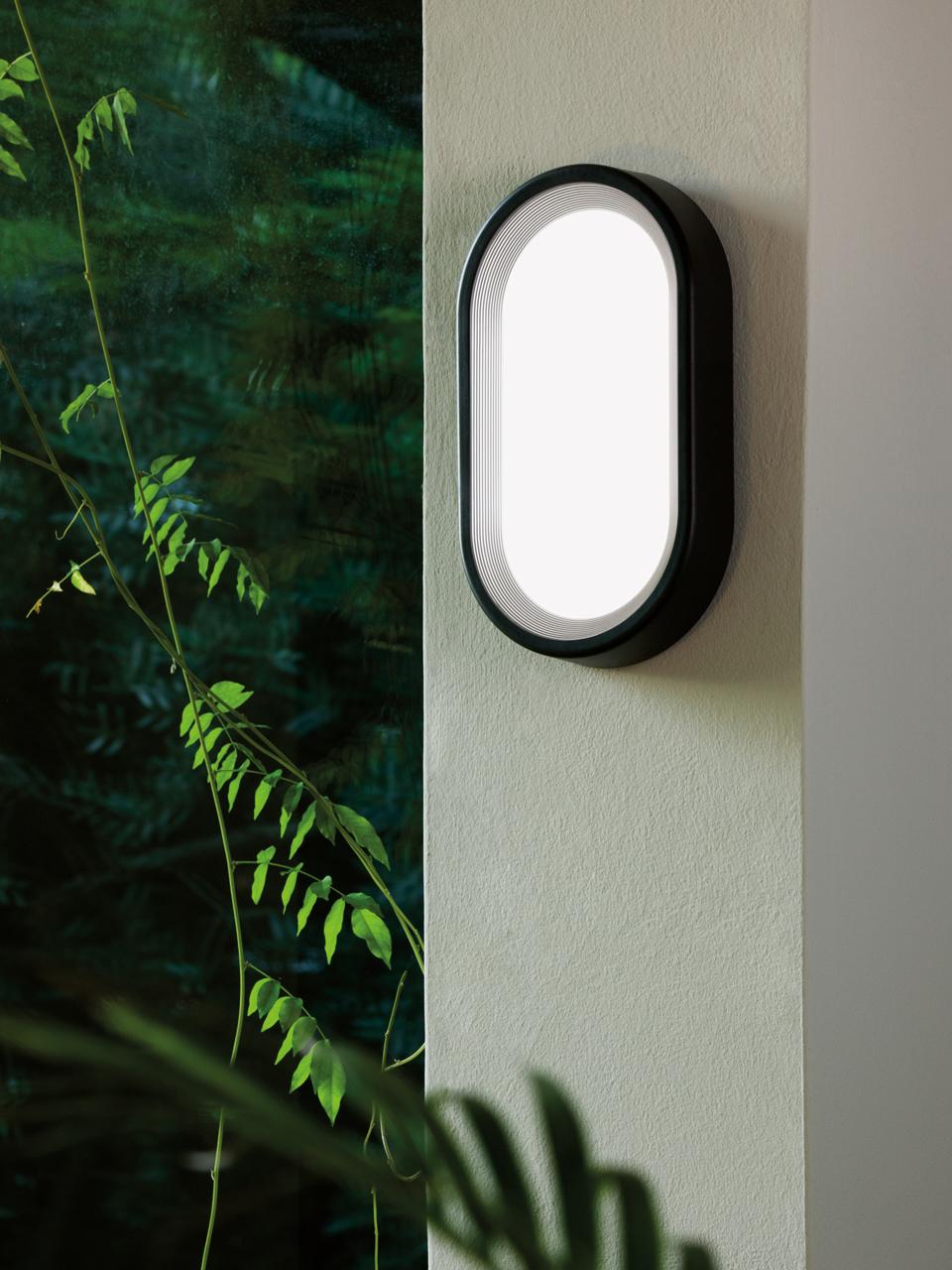 Applique moderna sovil illuminazione orion 99103 led alluminio termoplastica, materiale termoplastico bianco - 2