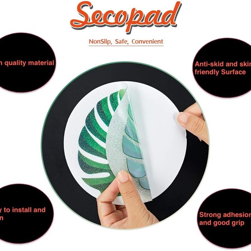 Zestaw 12 naklejek antypoślizgowych do wanny i prysznica