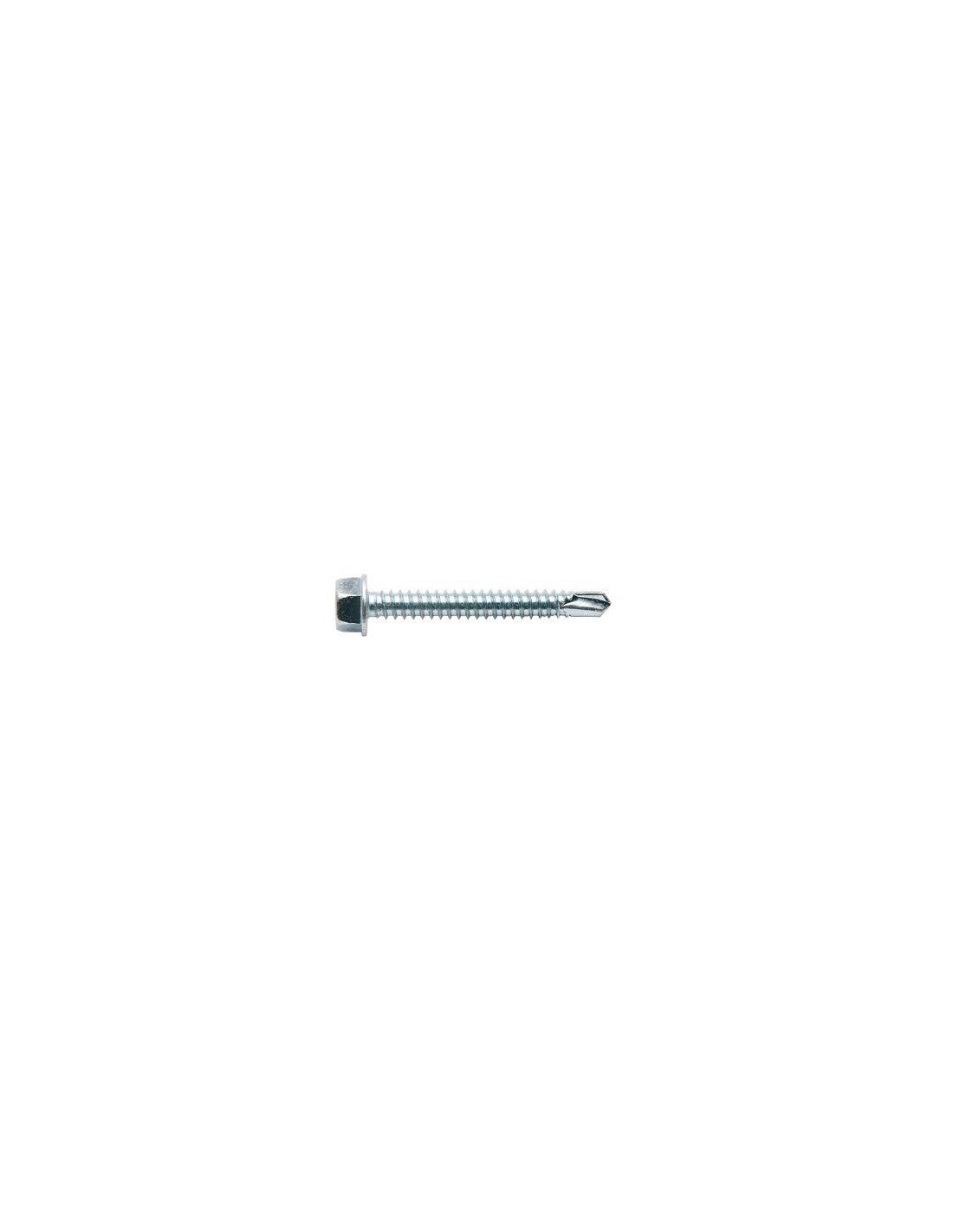 Vis bois Vis autoperceuse Tête hexagonale TH TORX T30 7X80 Filetée sur ...