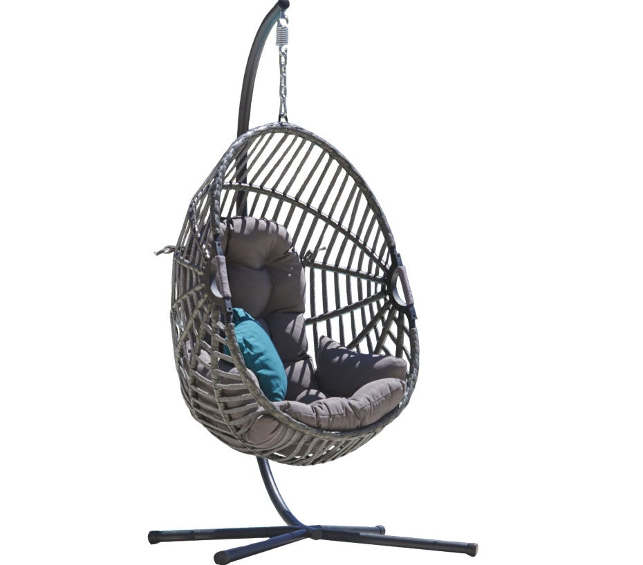 Fauteuil de jardin suspendu - gris anthracite - CANBERRA - 5
