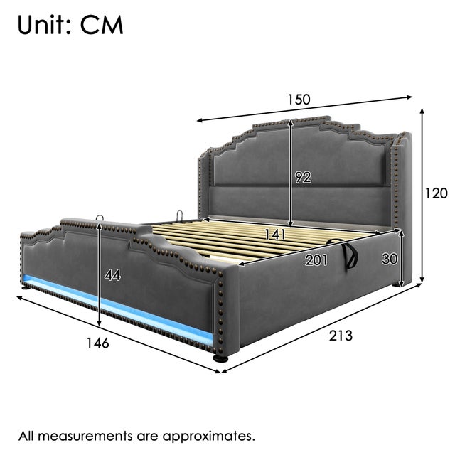 Camas con luz led de 120x200 cm: compra online | Leroy Merlin