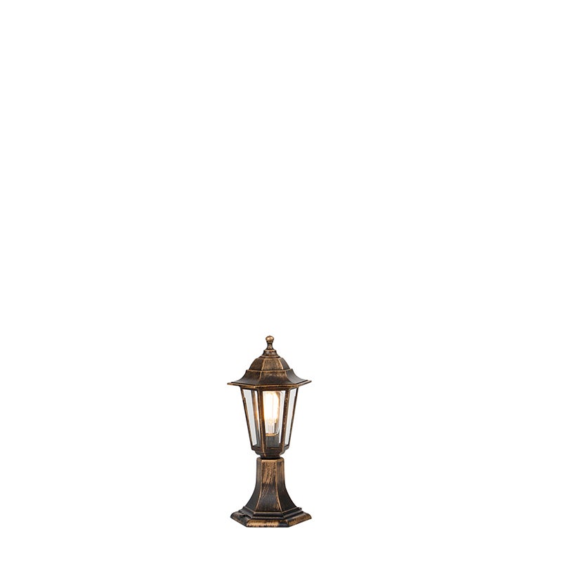 Lampa zewnętrzna antyczne złoto 42 cm IP44 - New Haven