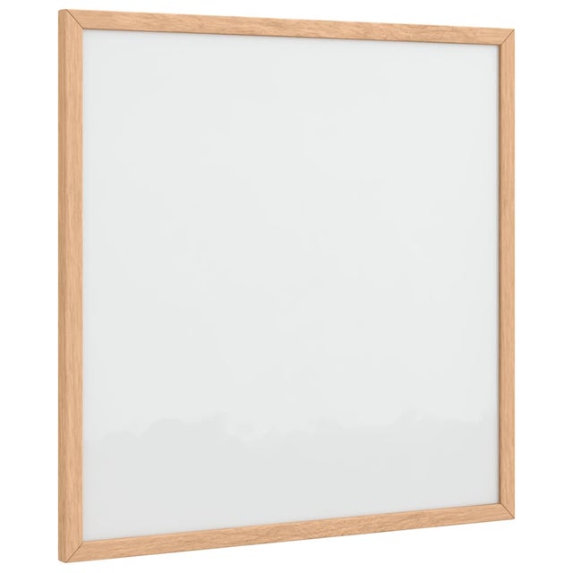 Lavagna Bianca Magnetica con Cornice in Legno di Pino 40x40 cm 40 x 40 cm / Multicolor