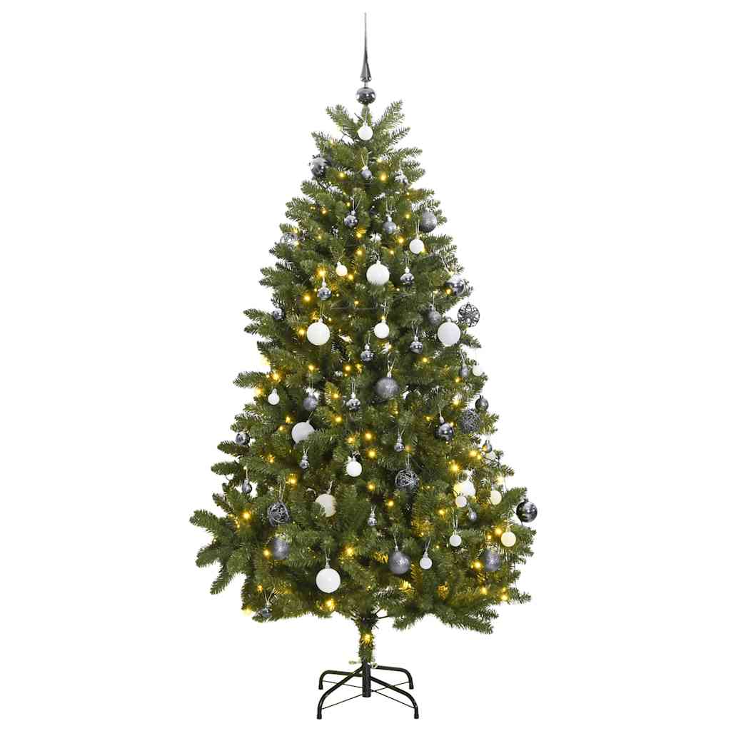 VidaXL Albero di Natale Artificiale con Luci a LED 300 cm Verde | Leroy