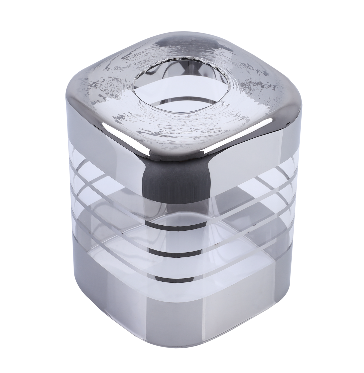 Klosz do lampy sufitowej wiszącej Helix transparentny prostokątny modern 10cm Light Home LH